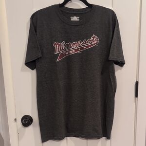 Genuine Merchandise Gray Short Sleeve Tee Wisconsin Design